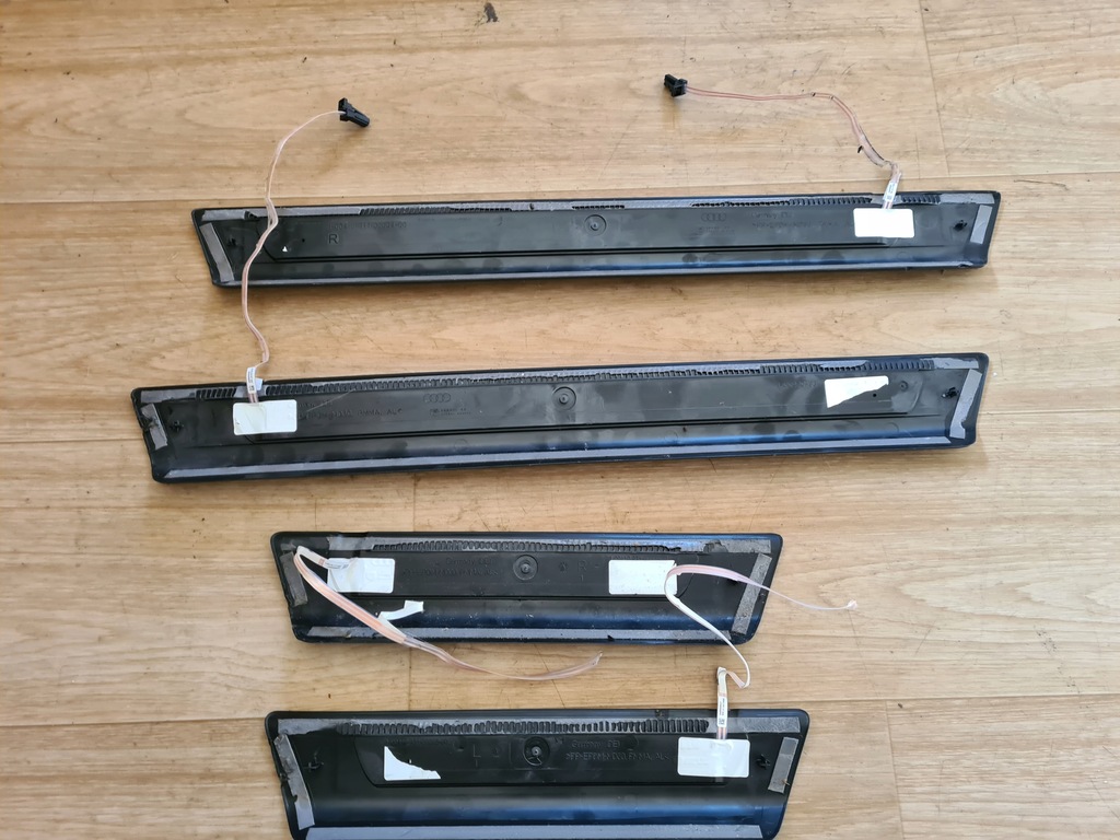 фото №6, Audi q7 4m s-line накладки порогові накладки підсвічувані