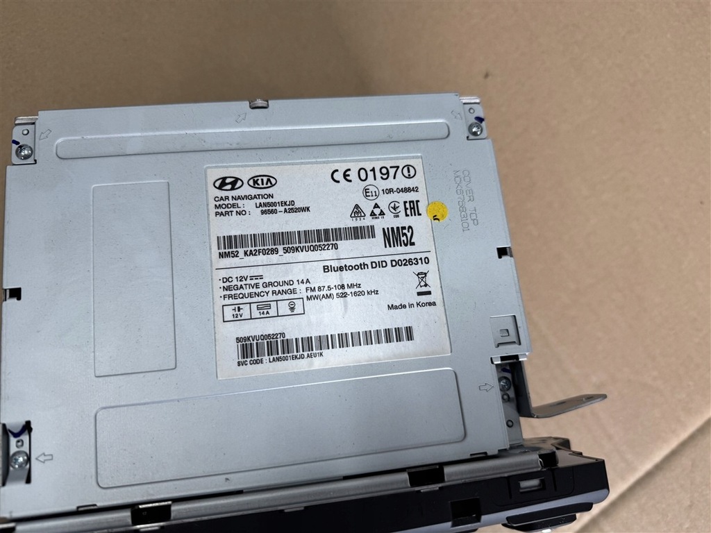 фото №6, Радіо навігація navi + рамка 96560-a2520wk kia ceed proceed ii 2 gt lift