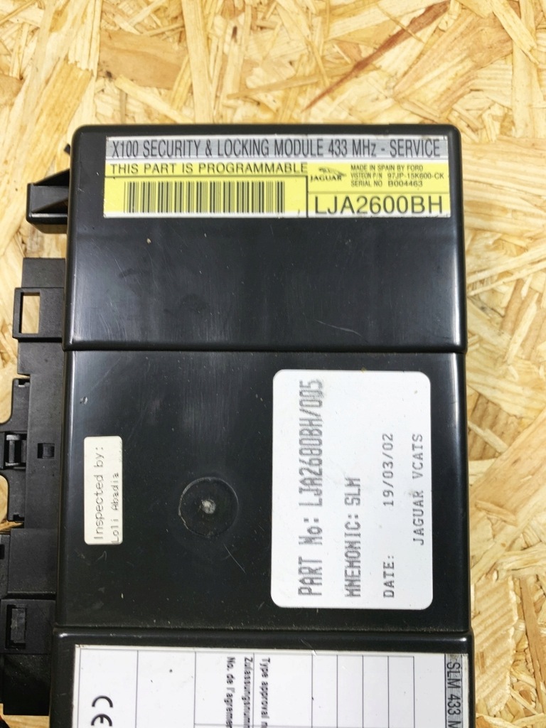 фото №5, Jaguar xkr xk8 x100 модуль иммобилайзер сигнализация lja2600bh lja-2600-bh