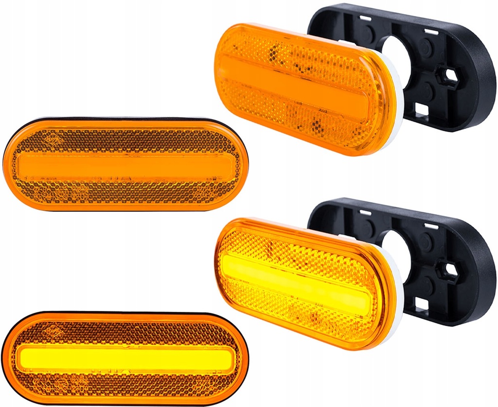 фото №1, Лампа габаритная led габаритный фонарь отражатель оранжевая