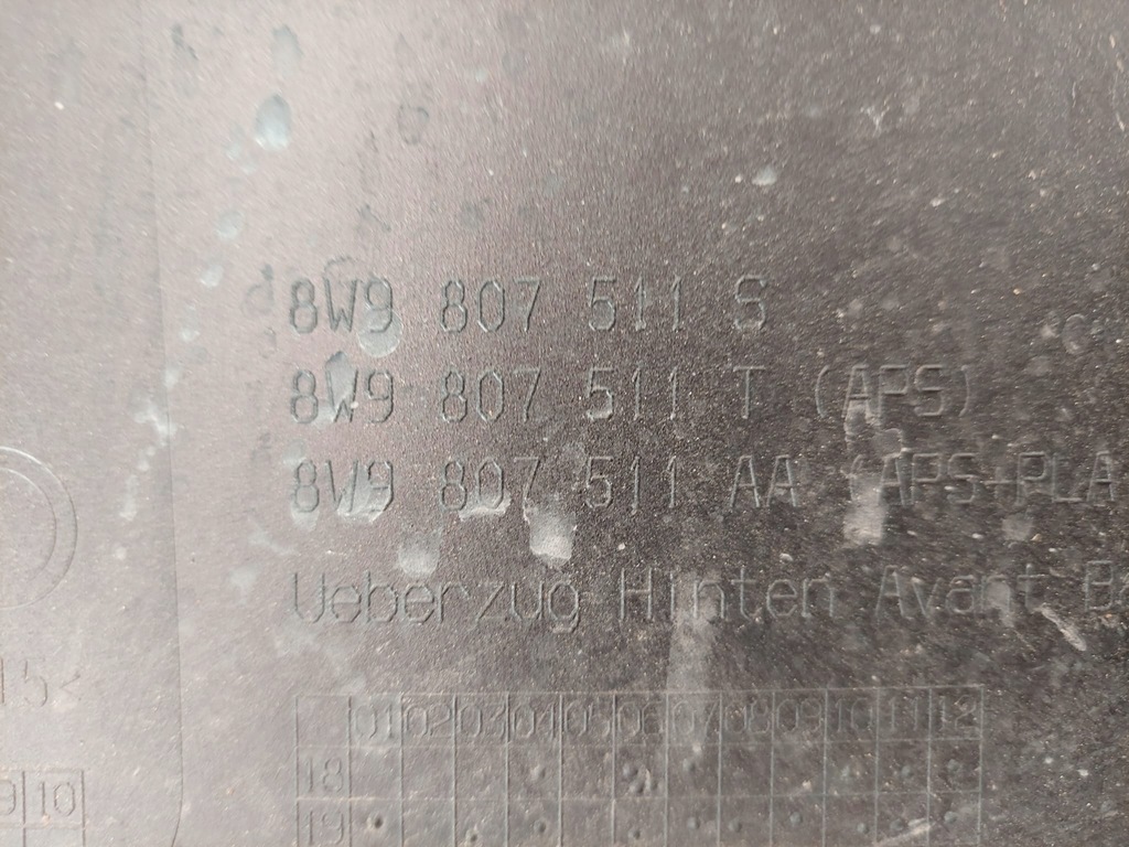 фото №9, Audi a4 b9 lift бампер задняя 8w9807511 s оригинал