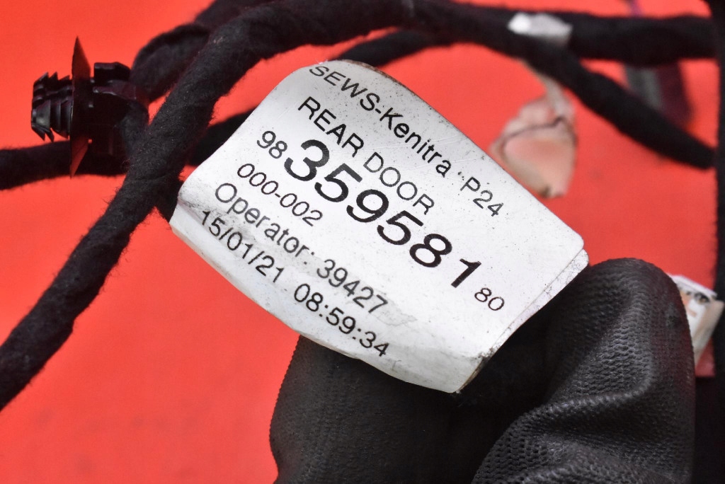 фото №9, Електропроводка джгут двері лівий задня 9835958180 peugeot 2008 2 ii 19-21