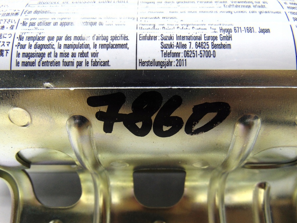 фото №7, Подушка пассажира подушка безопасности suzuki grand vitara ii 73910-65j11e