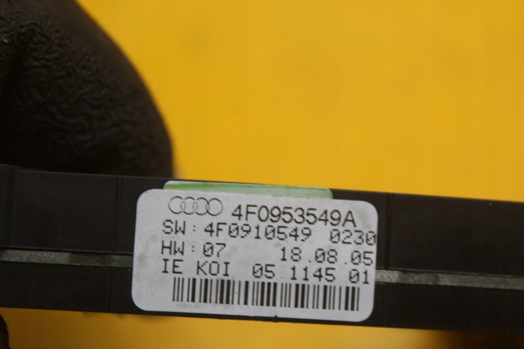 фото №7, Модуль рулевой датчик kąta поворота audi a6 c6 sedan 4f0953549a