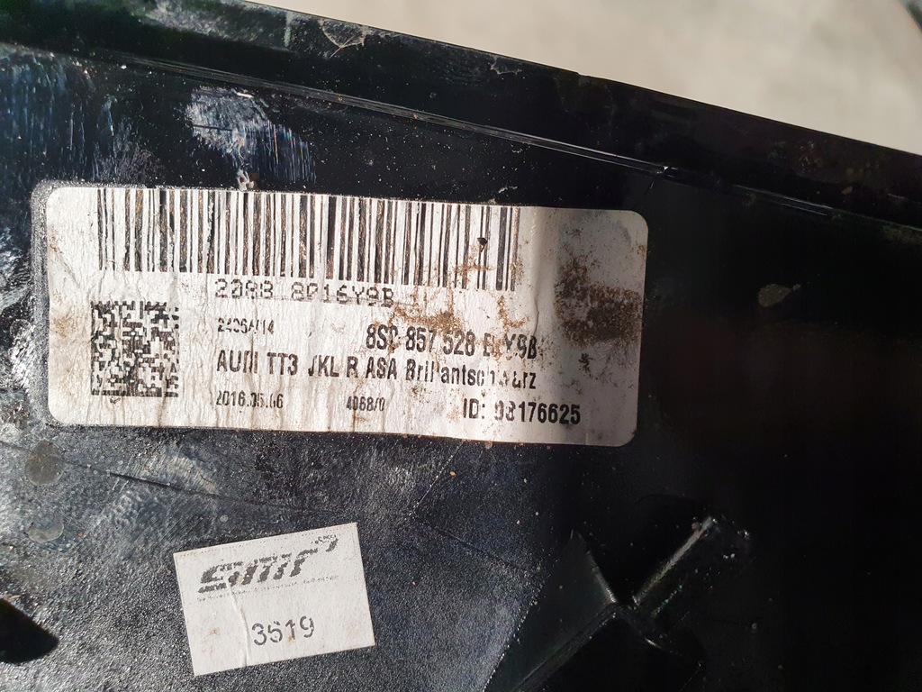 фото №6, Корпус зеркало наружного правая audi tt 8s