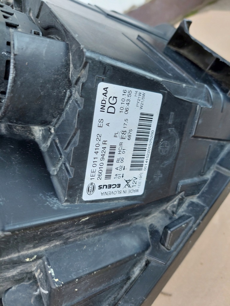 фото №11, Vivaro b trafic iii лампа права передня перед eu