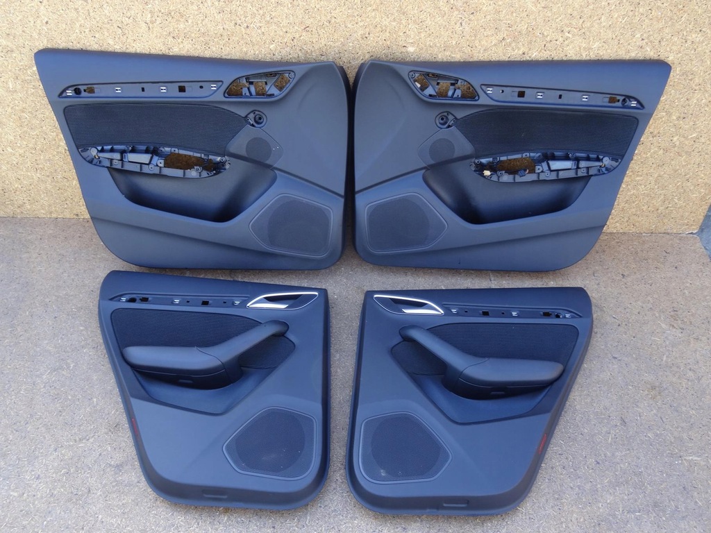 фото №14, Audi q3 8u s-line 11-18 обивка сиденья заднее сиденье кожа материал комплект