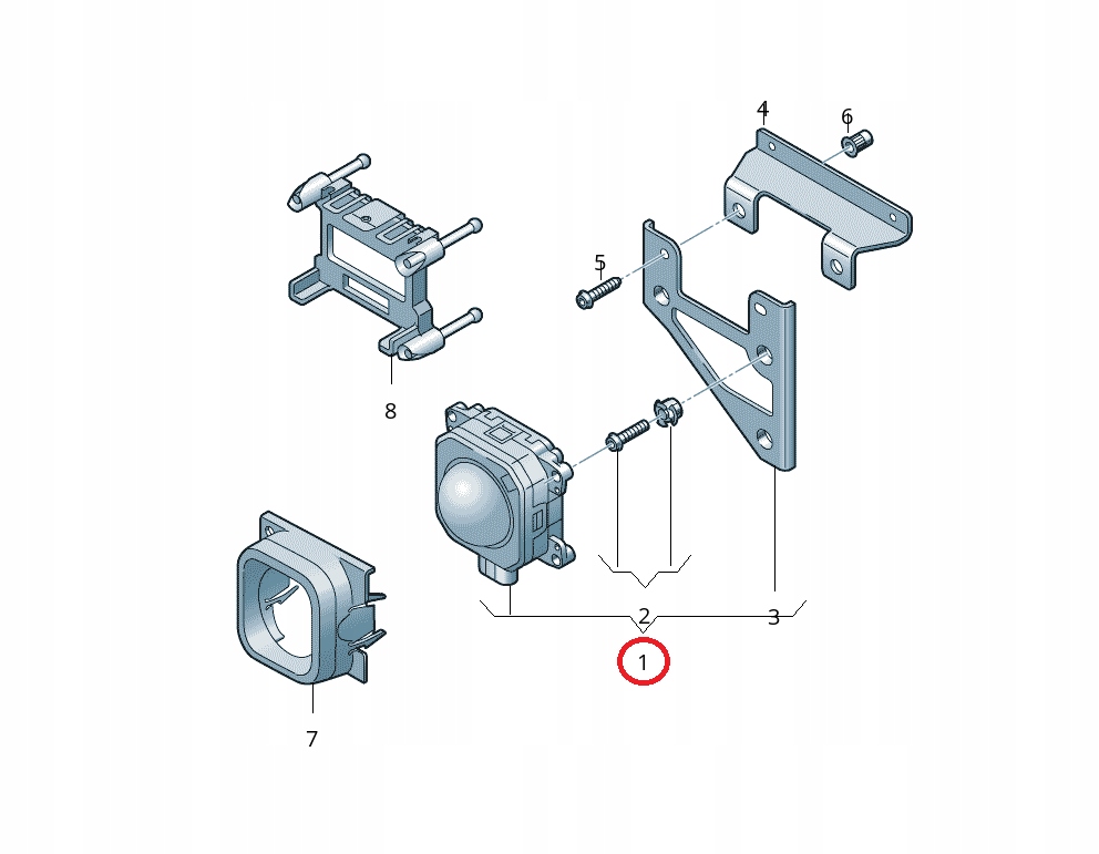 фото №9, Audi a3 s3 датчик радар acc distronic датчик оригінальний номер 5q0907541m 5q0907541n новий