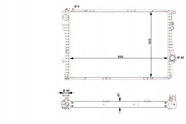 фото №2, Nrf радиатор wody bentley arnage 4.4 v8 rbs_