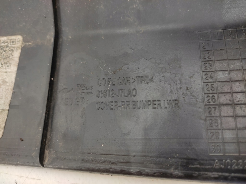 фото №13, Kia pro ceed iii lift gt спойлер диффузор бампера заднего задняя 2021-