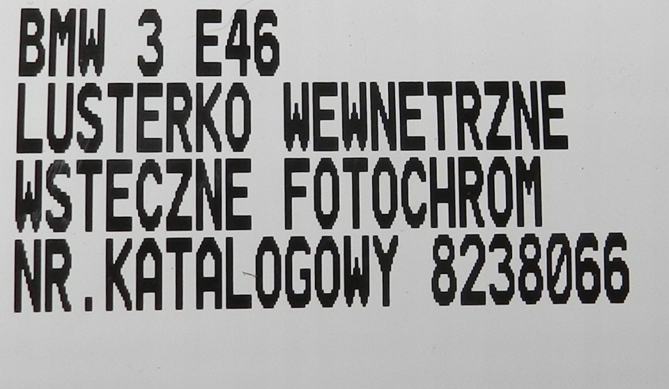 фото №8, Bmw 3 e90 e60 e61 e46 дзеркало заднього виду внутрішнє