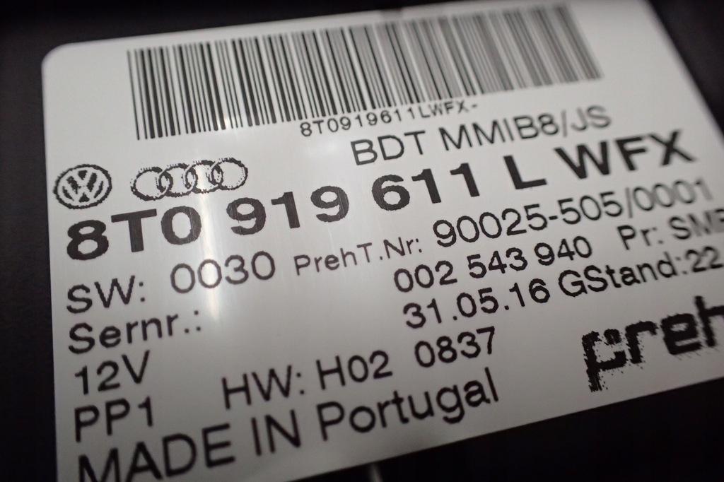 фото №7, ^^ audi a5 8t панель mmi 8t0919611l