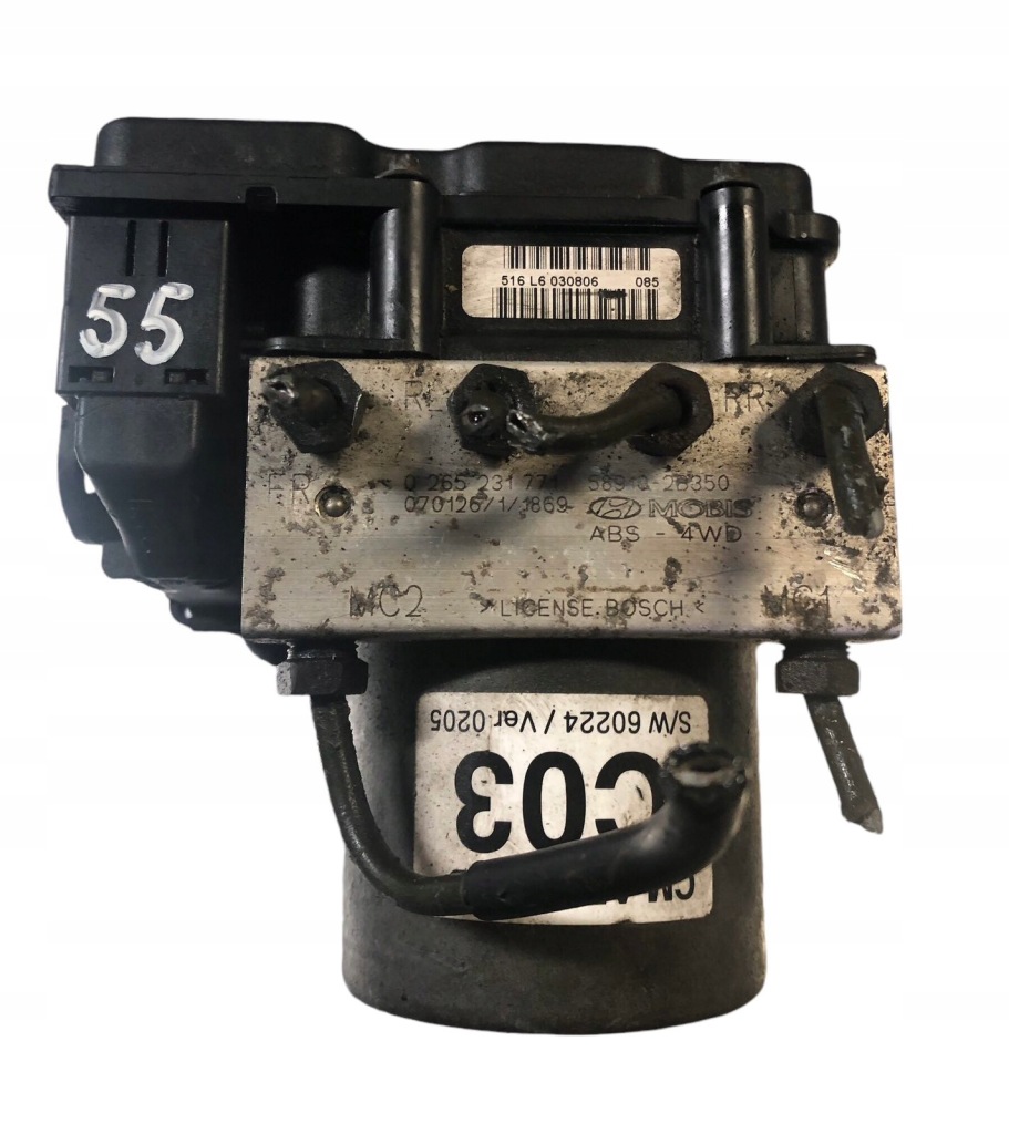 фото №1, Насос тормозная abs hyundai santa fe ii 2.2 crdi 58910-2b350