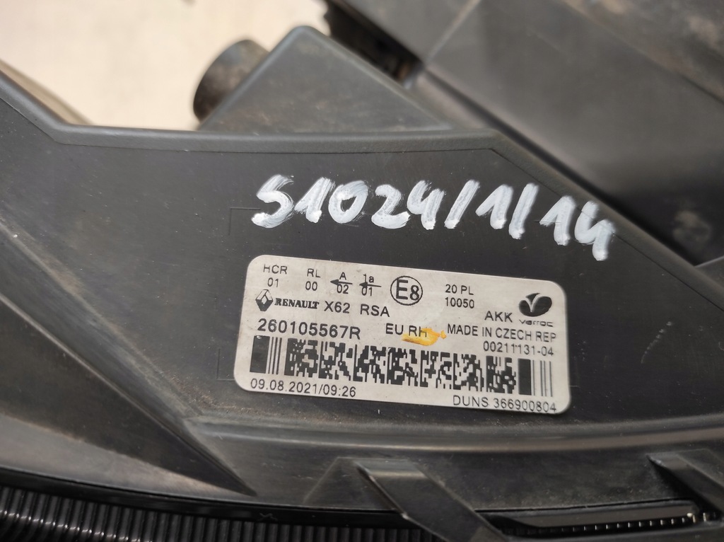 фото №9, Renault master 4 iv 20- лампа правая перед с led 260105567r