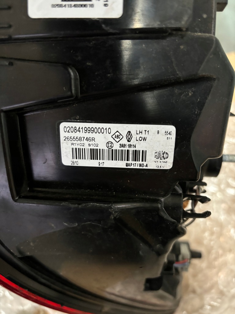 фото №5, Лампа задняя задняя левая led renault captur ii 265558746r