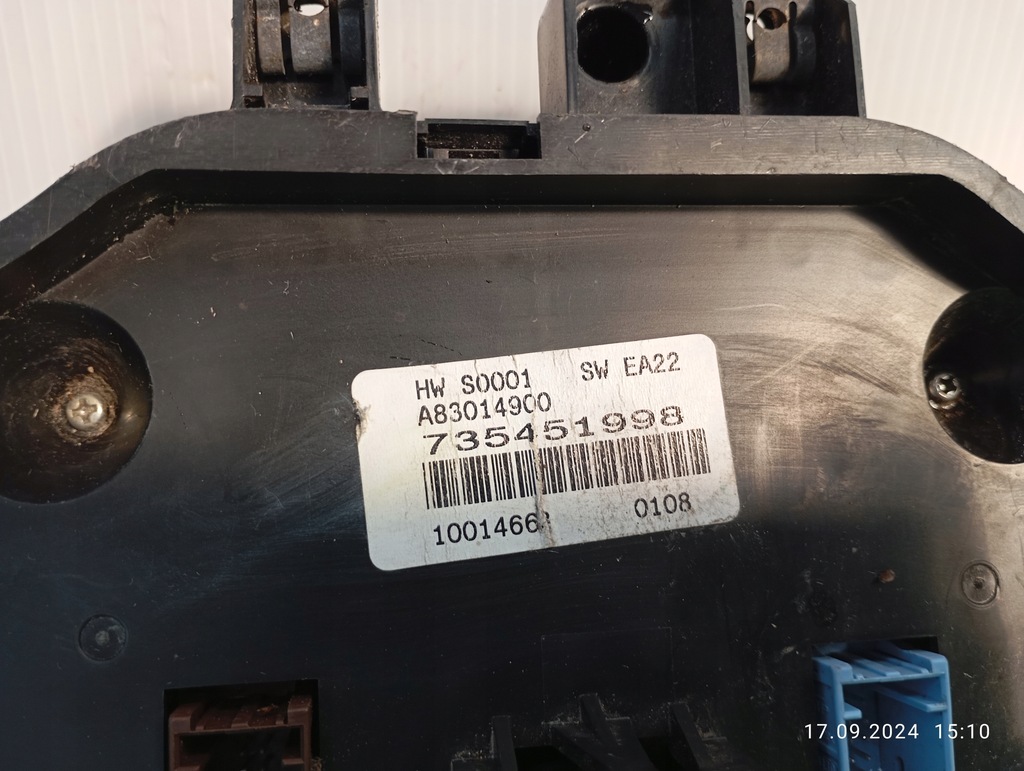 фото №10, Панель кондиціонера обдув fiat 500 735451998