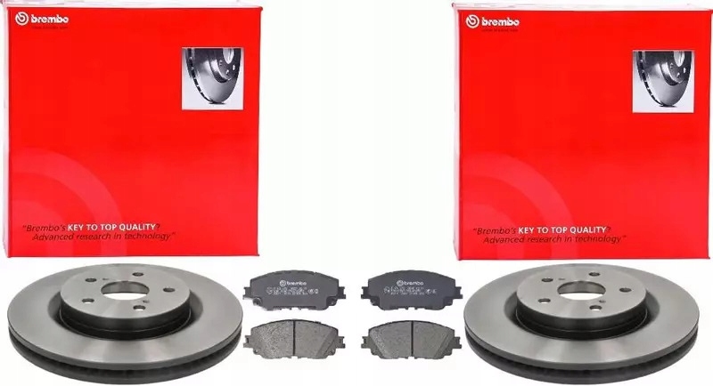 фото №1, Brembo гальмівні диски+ гальмівні колодки перед toyota corolla cross rav 4 camry 305mm