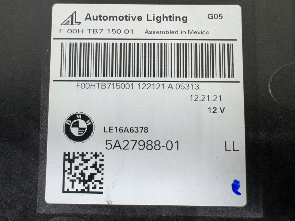 Bmw x5 g05 x6 g06 full led фара правый  перед фара подсветка - хорошее состояние Оригинал