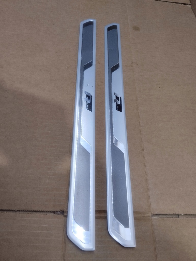 фото №5, Молдинг накладки накладка na порог хром r-line rline vw polo vi 2g kpl,