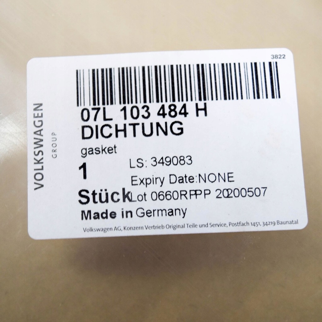 фото №8, Audi a6 rs6 c6 двигун rocket cover gasket 07l103484h 2010