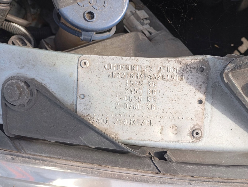 фото №10, Peugeot 206 lift бампер перед капот крила лампа радіатор eyl комплект