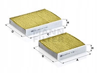 фото №5, Набір фільтрів вугільний mann-filter peugeot 208 i