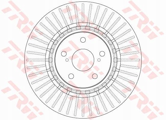 Купити Trw df6265 гальмівні диски гальмівні перед toyota rav 4 iv 1 штука