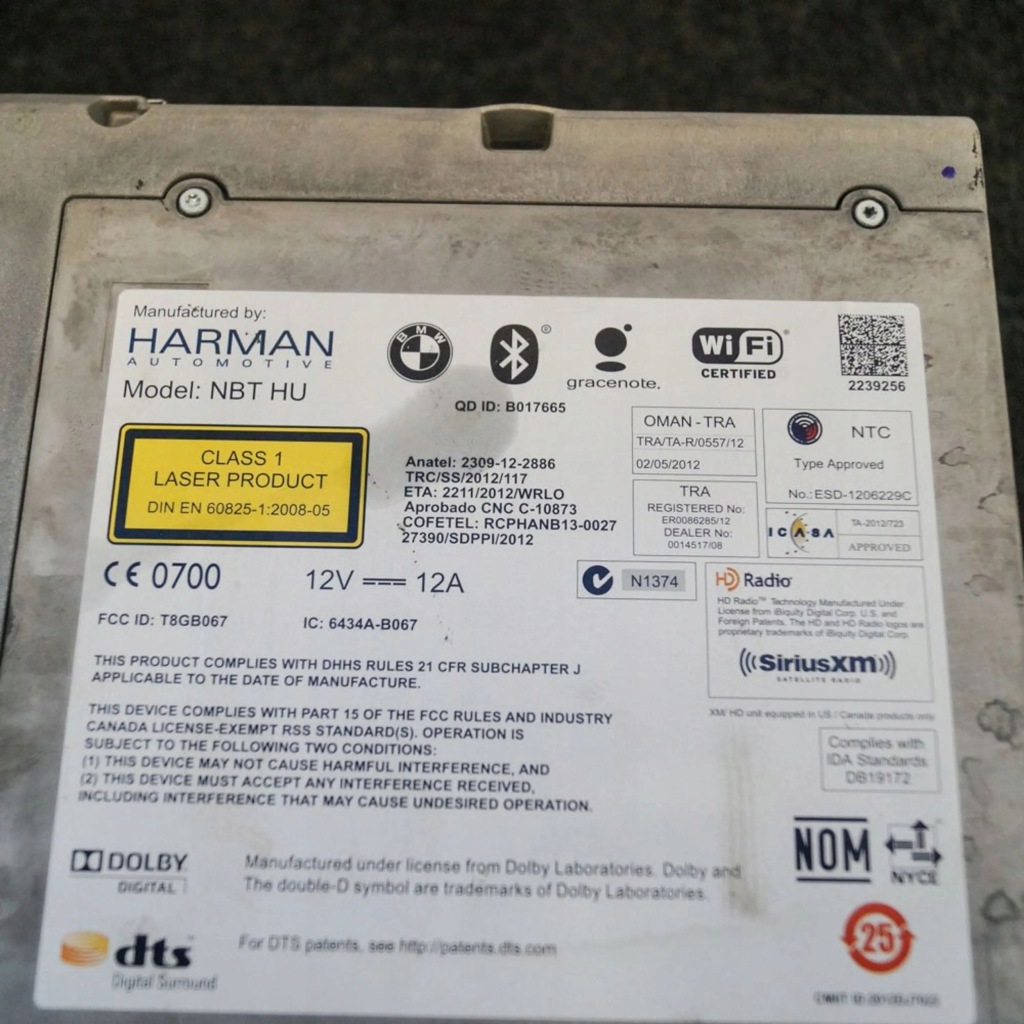 фото №5, Bmw x3 f25 2015 панель / радіопрогравач cd/dvd/gps