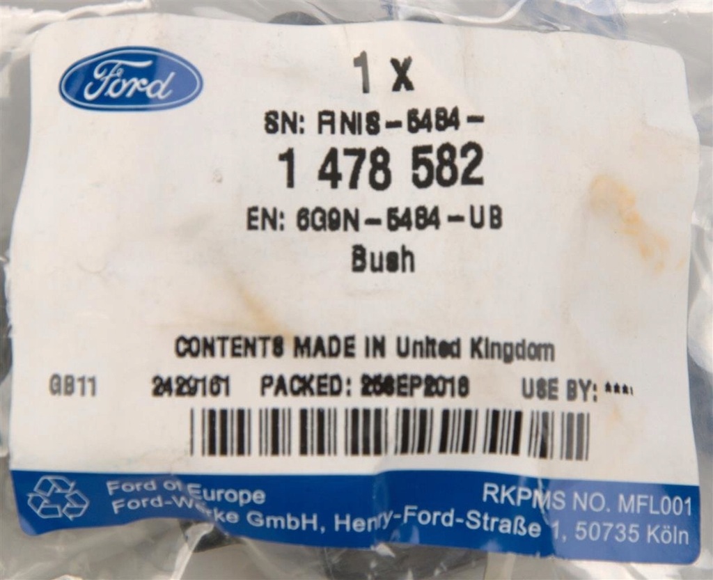 фото №4, Втулка стабілізатора перед mondeo s-max / galaxy