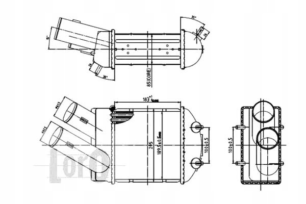 Depo інтеркулер dacia renault megane Ціна