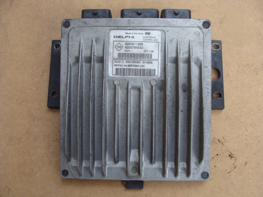 фото №1, Бортовой компьютер delphi 8200911568 8200785530 r0410b036d dacia logan 1.5 dci