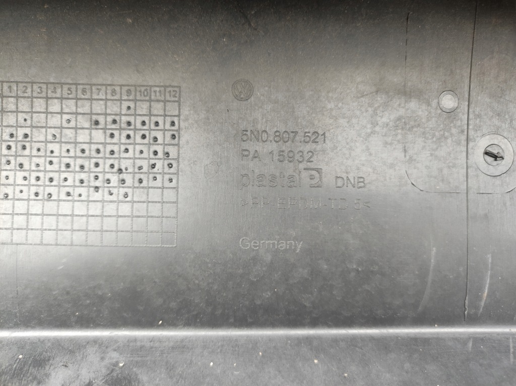 фото №10, Vw tiguan i lift бампер задняя спойлер 5n0807421g