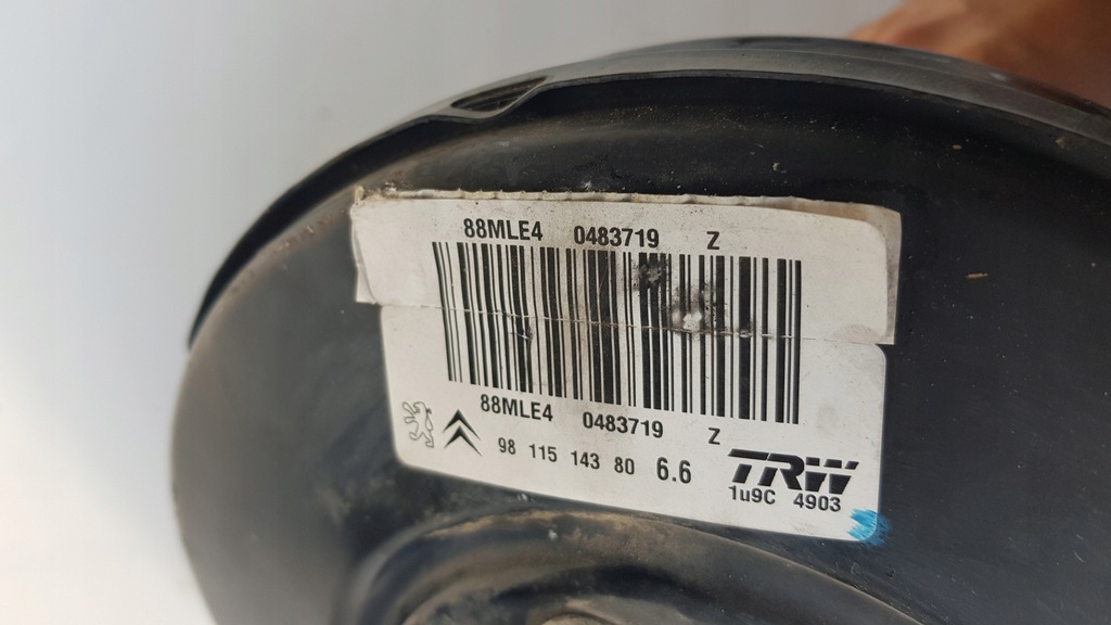 фото №10, Серво усилитель тормозов citroen c4 cactus eu