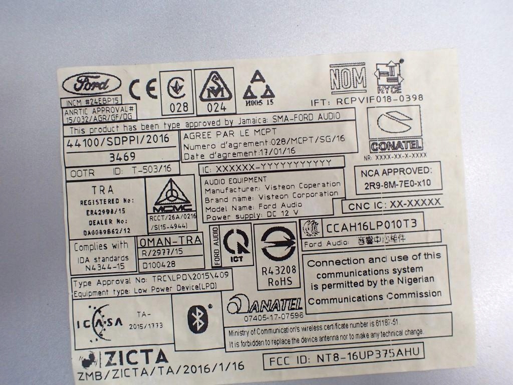 фото №4, Радио cd заводской оригинал ford ranger iii iv 19r