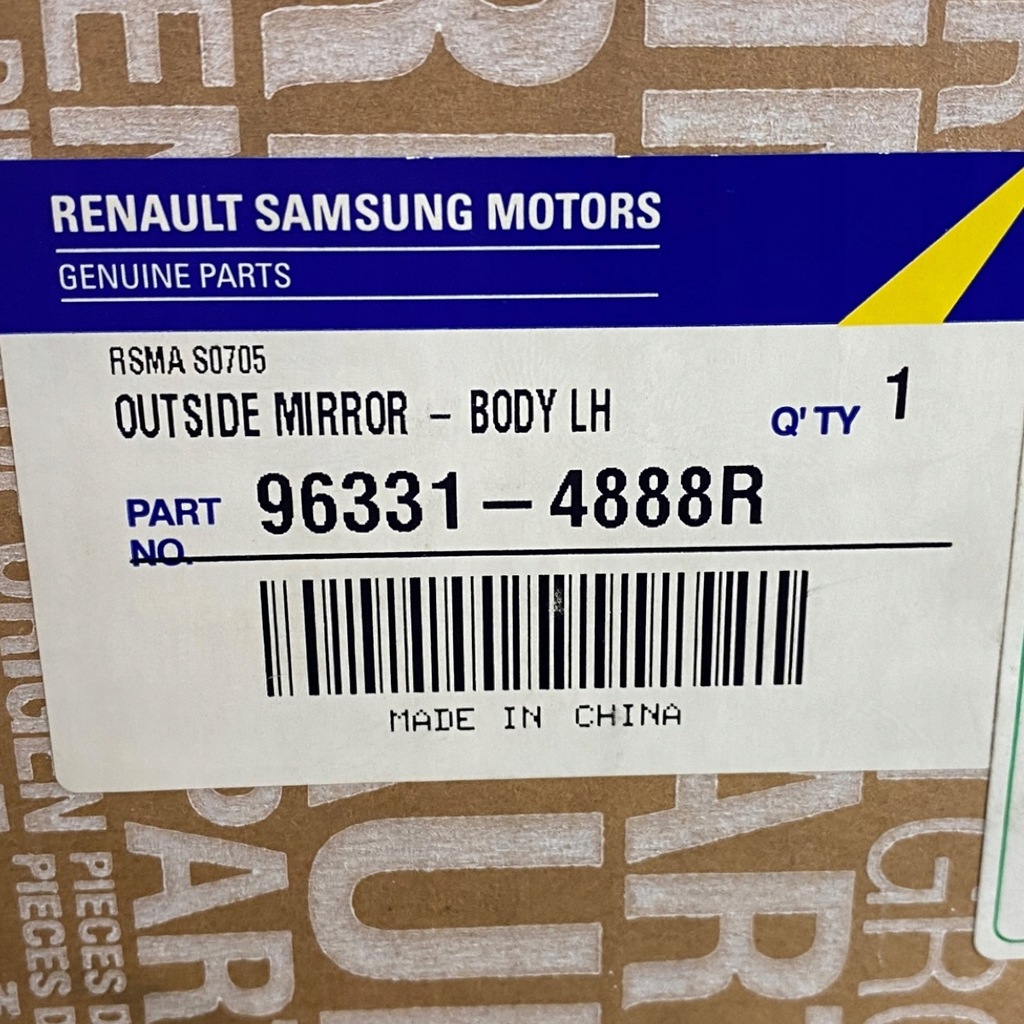 фото №16, Nowe оригінальний номер дзеркало ліва 9 pin renault koleos ii