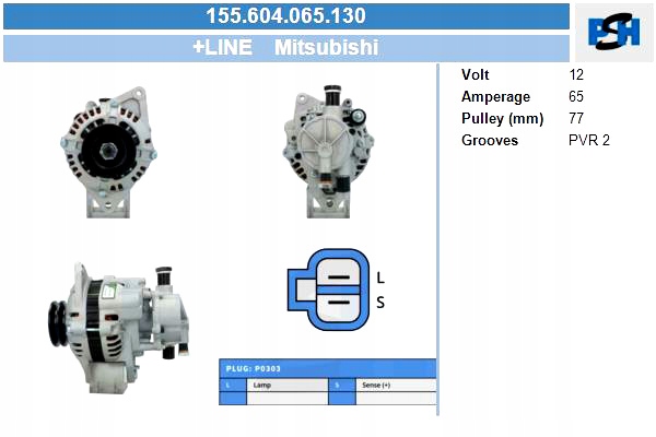 фото №2, Генератор bv psh 155.604.065.130