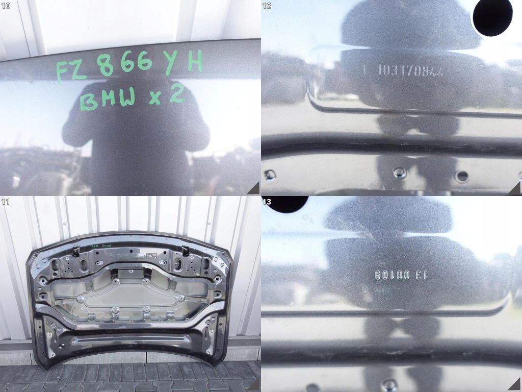 Bmw x2 f39 18- капот кришка двигуна перед grad Доставка