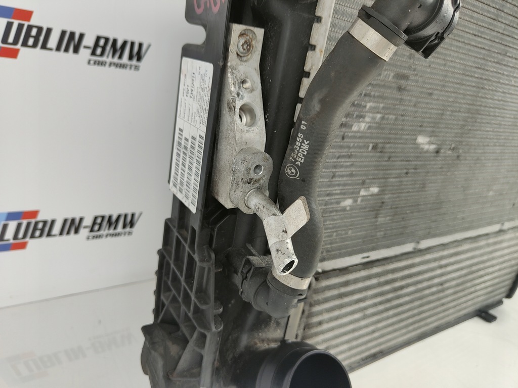 фото №10, Bmw x3 f25 35i n55 комплект набор радиатор автоматическая коробка передач