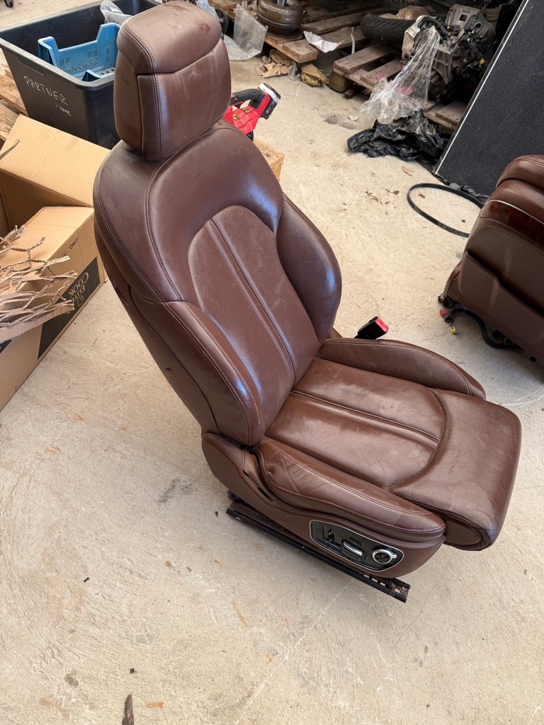 фото №6, Audi a8 s8 d4 сиденья передние кожа электрический сиденье передний