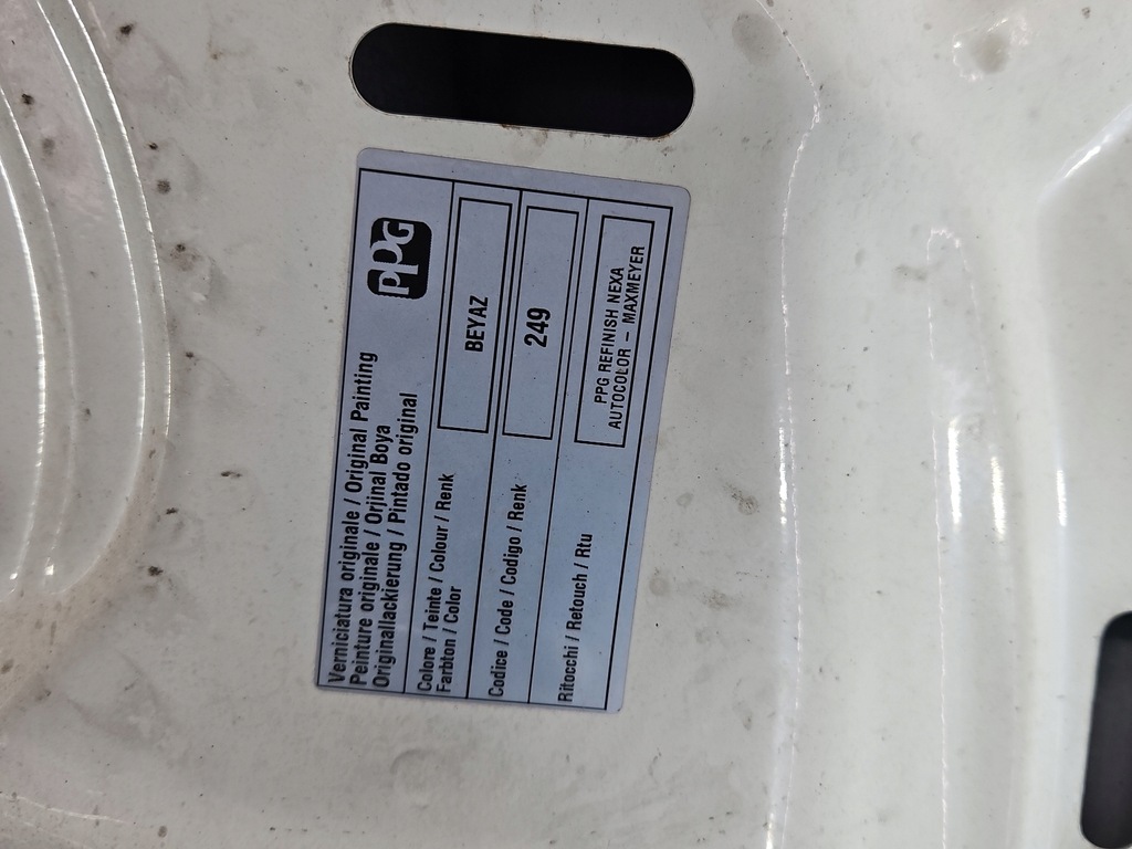 фото №8, Капот передня opel combo d 11-18 білий 249