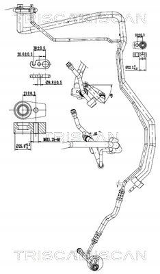 фото №2, Шланг кондиционера 9010 16046 triscan ford