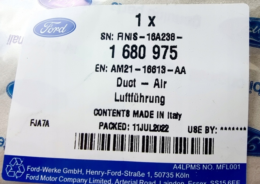 Накладка радиатора верхний ford s-max galaxy 2010- оригинальный номер Оригинал