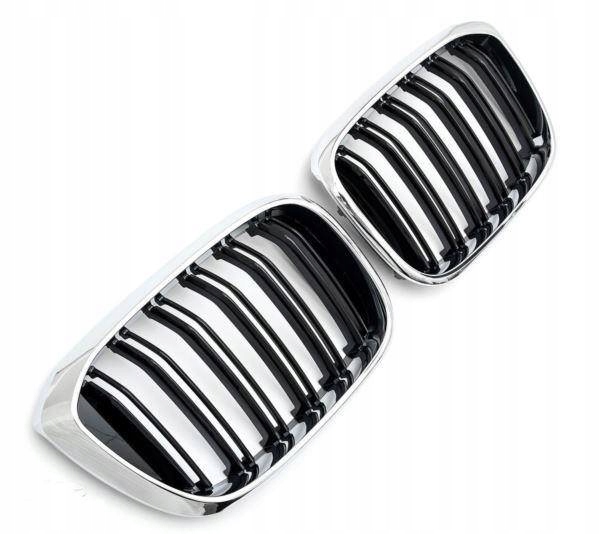 фото №1, Решітка радіатора решітки радіатора bmw x3 x4 g01 g02 look m black хром