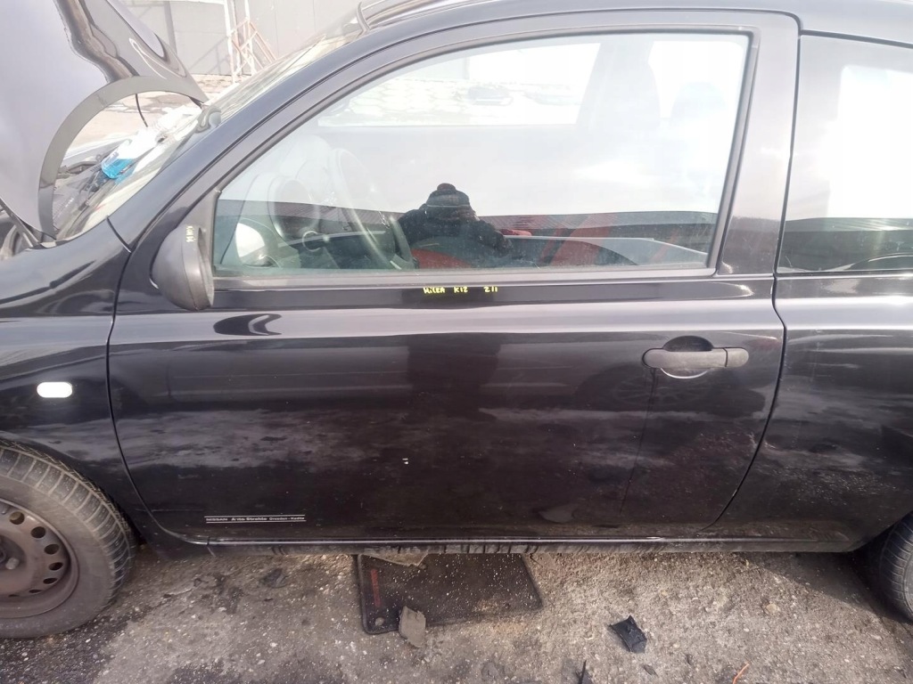 фото №1, Nissan micra k12 двері ліва передні перед код лакофарбового покриття z11 3d