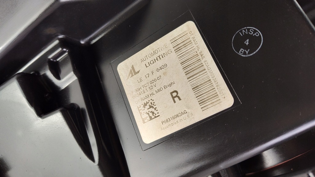 фото №12, Dodge ram usa full led правий фара лампа права