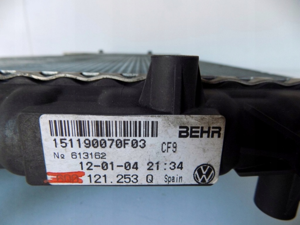 Vw polo 6q0 радиатор воды - 6094 Недорого