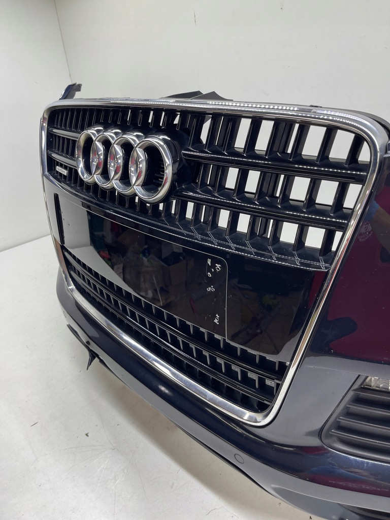 фото №11, Audi q7 4l s-line бампер перед полный kompletny 4x pdc цвет: lz5q niebieski