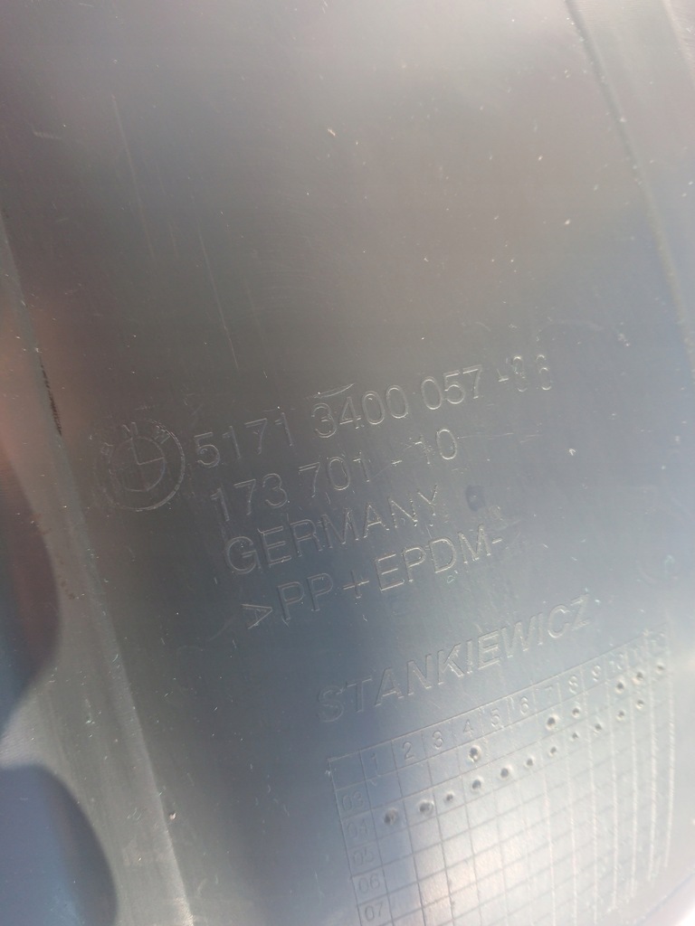 фото №7, Bmw x3 e83 подкрылок левый задняя оригинал 3400057