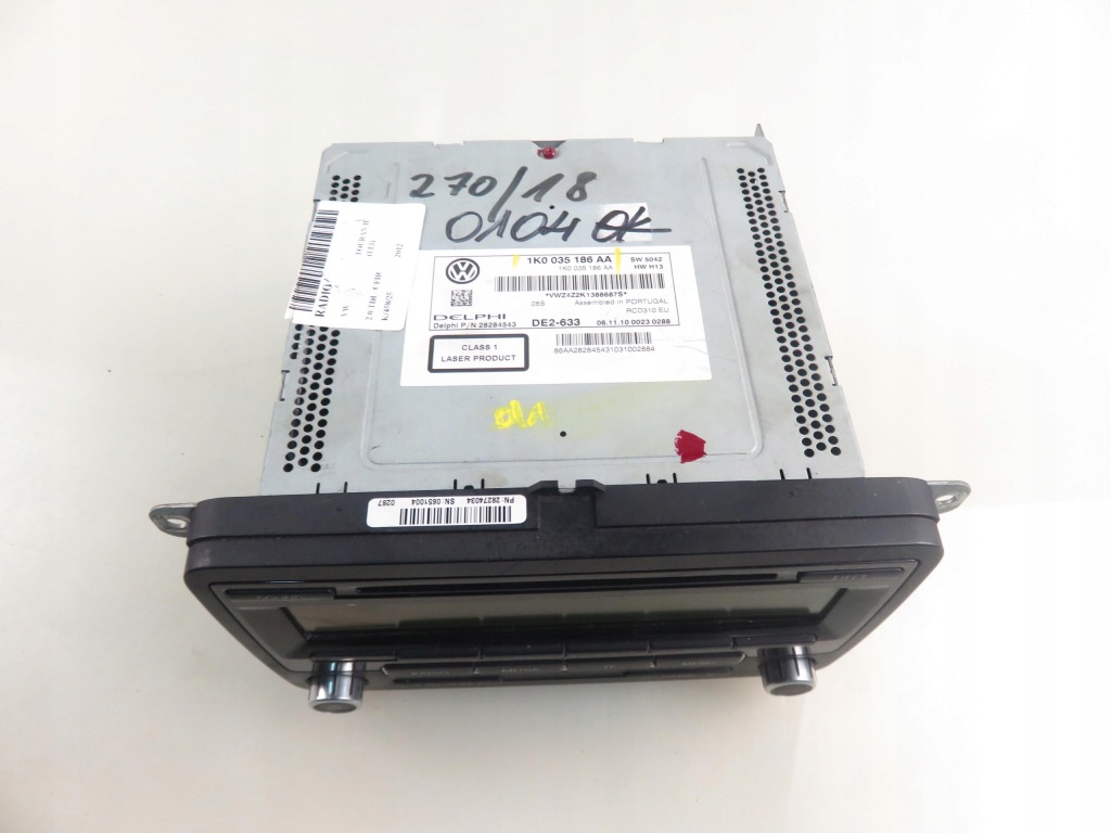 фото №6, Радио vw touran ii 1t3 1k0035186aa