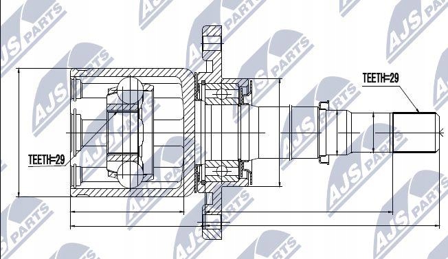 фото №4, Шарнір wew. 391001189r renault koleos 2.0dci 4wd